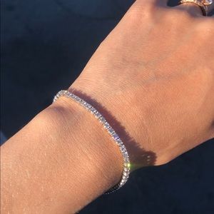 VS2 Diamonds 14k White Gold Tennis Bracelet 4 tcw